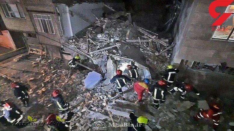 انفجار هولناک صبحگاهی ساختمان سه طبقه در مشهد / یک جوان کشته شد_thumbnail