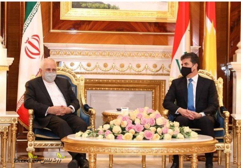 ظریف با رئیس اقلیم کردستان عراق دیدار کرد_thumbnail