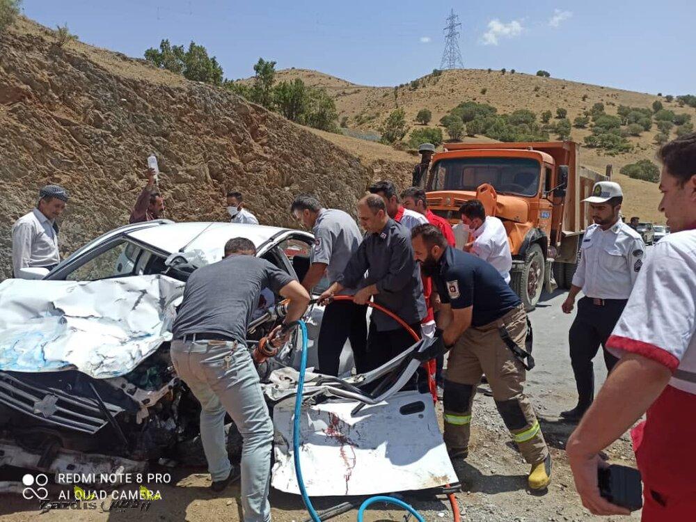 جان باختن سه شهروند کردستانی در تصادف رانندگی مسیر مریوان_thumbnail
