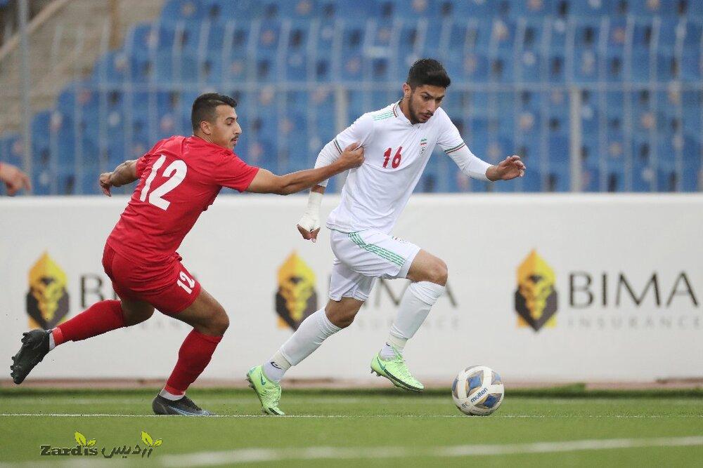 Iran beat Lebanon at 2022 AFC U23 Asian Cup qualification