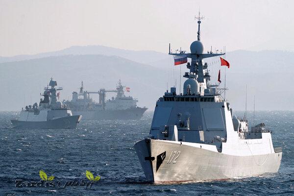 روسیه و چین در دریای عرب رزمایش مشترک دریایی برگزار کردند_thumbnail