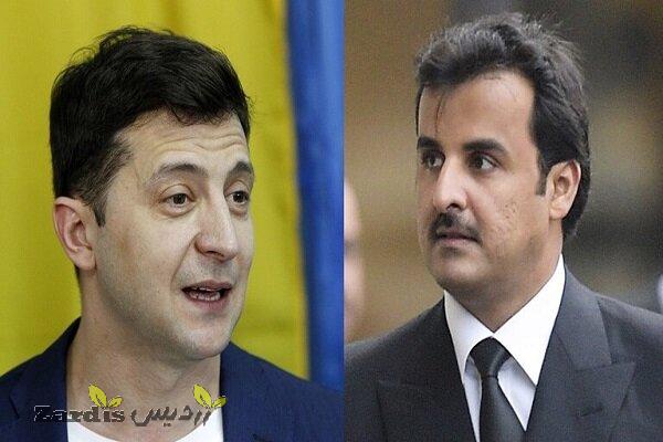 امیر قطر و رئیس جمهور اوکراین رایزنی کردند_thumbnail