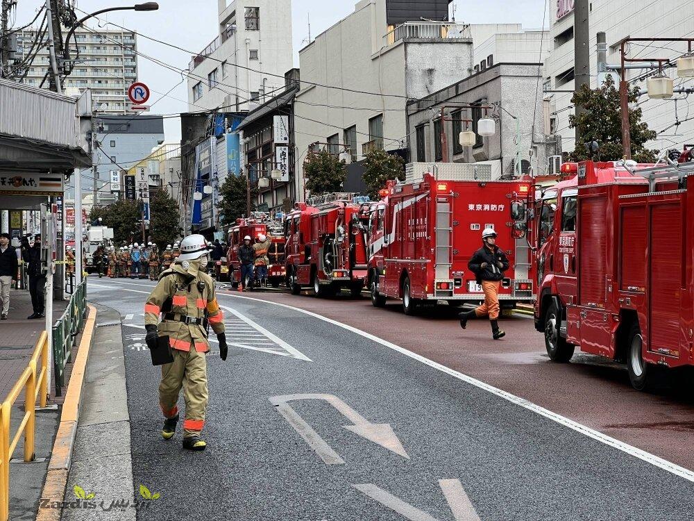 1 injured in fire near railway station in Tokyo_thumbnail