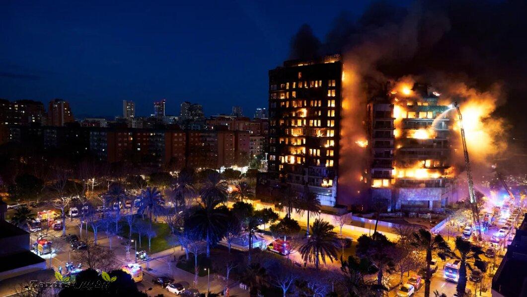 Deadly fire engulfs apartment building in Spain’s Valencia_thumbnail