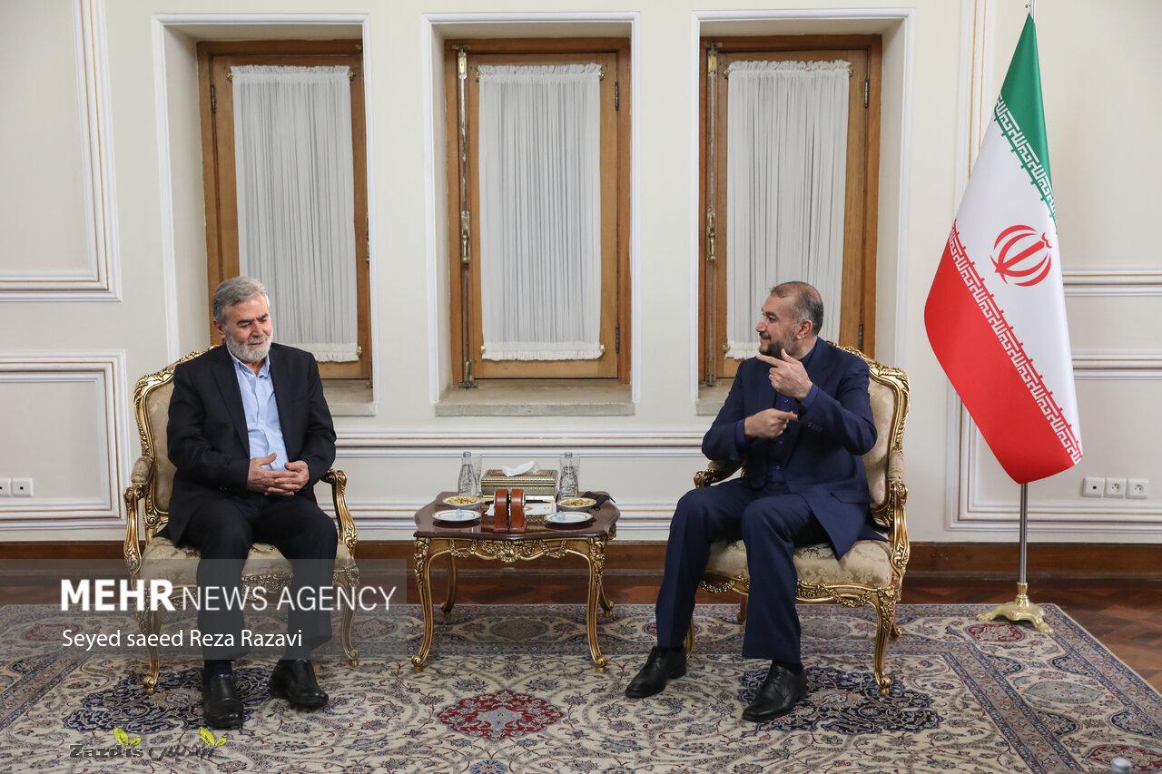 Iran FM meets Islamic Jihad Secretary-General in Tehran_thumbnail