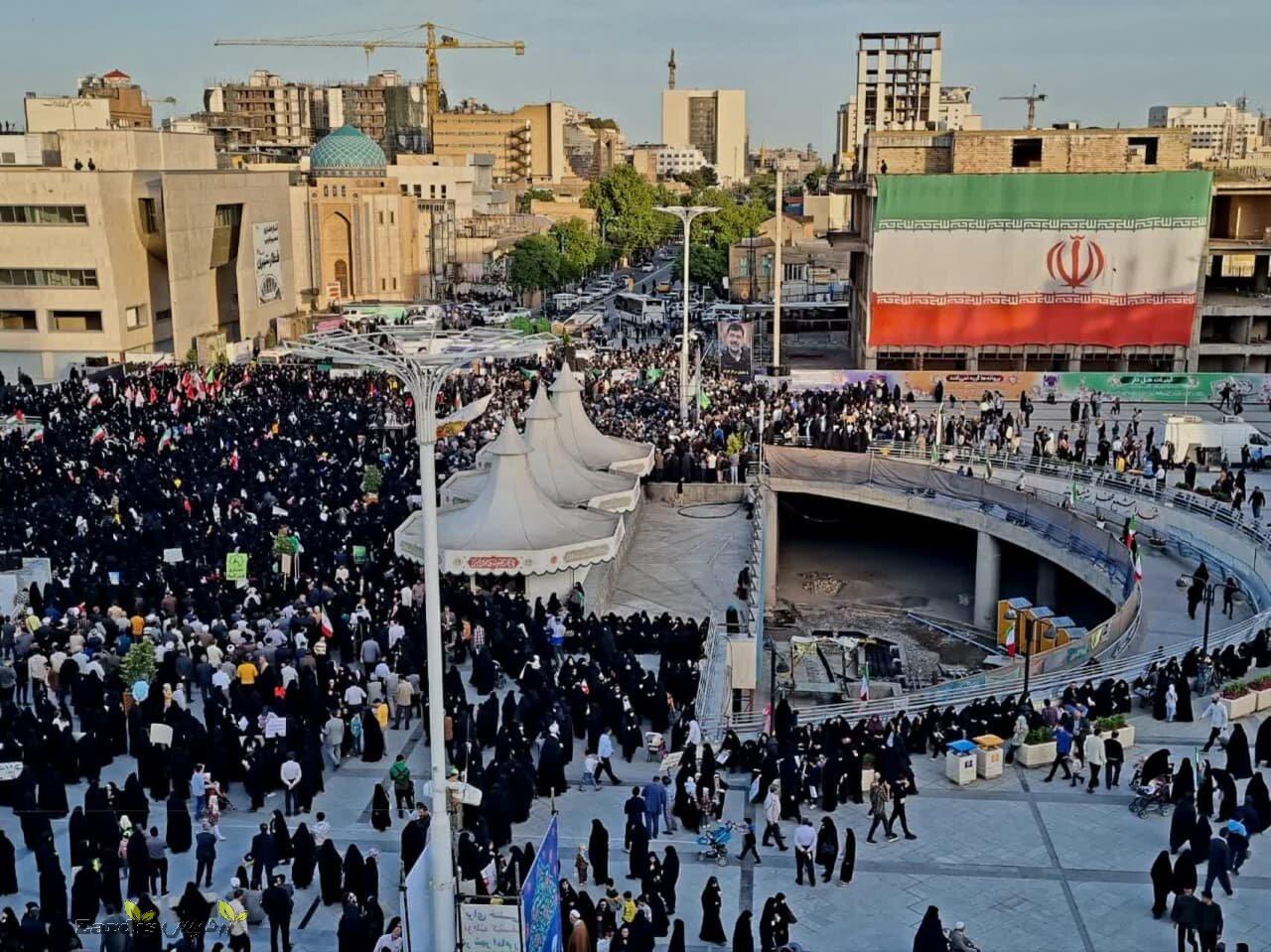 اجتماع عظیم مردم متدین مشهد مقدس در حمایت از طرح «نور» _thumbnail