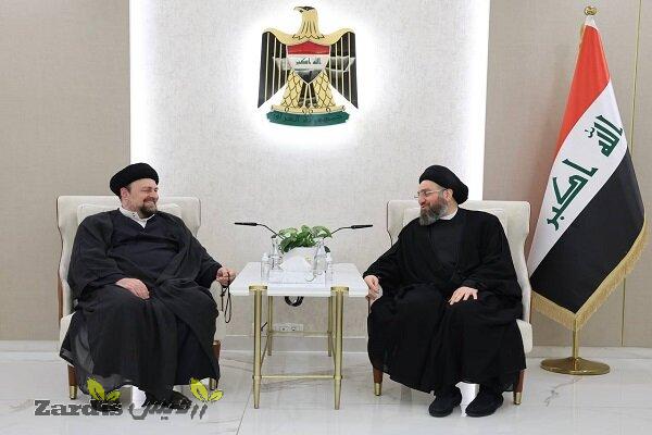 Iraq’s Hakim meets grandson of Imam Khomeini in Baghdad_thumbnail