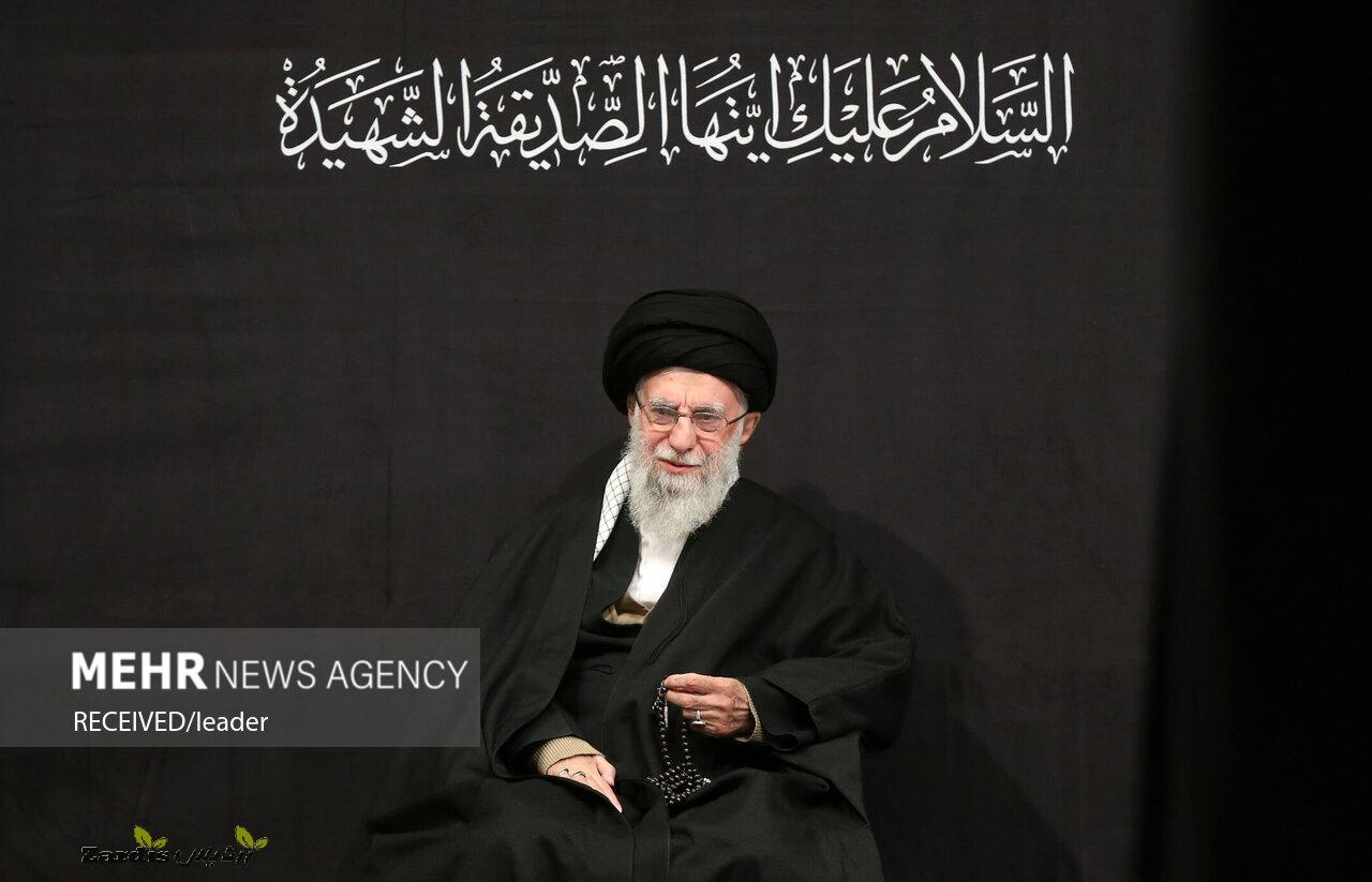 Leader attends 3rd night of Fatemiyeh mourning_thumbnail