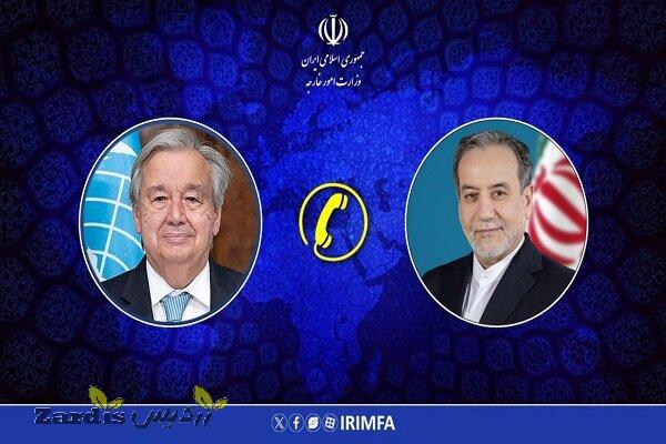 FM stresses Iran’s right to enrichment in call with UNchief_thumbnail