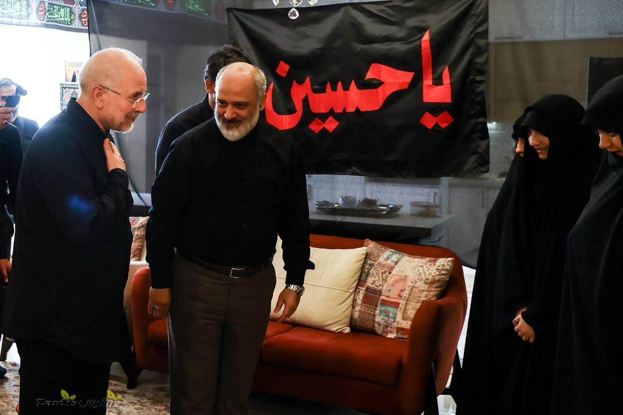 قالیباف در منزل شهید محمدمهدی طهرانچی حضور یافت_thumbnail