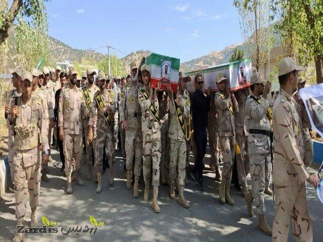 تشییع باشکوه پیکر دو شهید مرزبانی در بانه_thumbnail