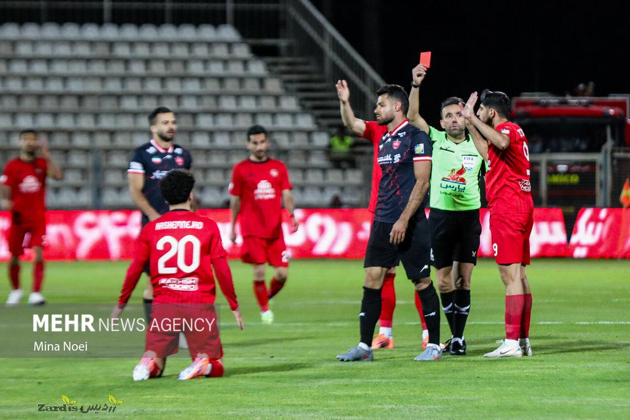 باشگاه پرسپولیس:خلیل‌زاده باید اخراج می‌شد؛بازیکن تراکتور کول‌ انداز زد_thumbnail