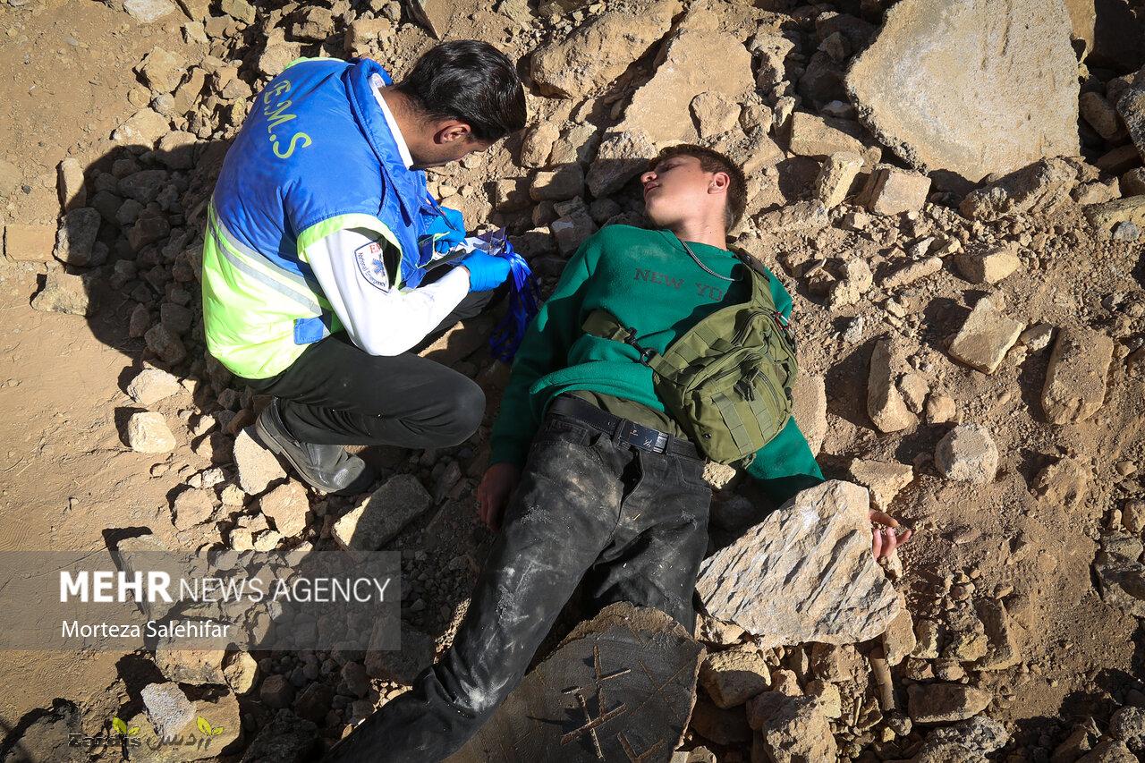 مانور بزرگ زلزله در سمنان؛ مردم نگران صدای انفجارها نباشند_thumbnail