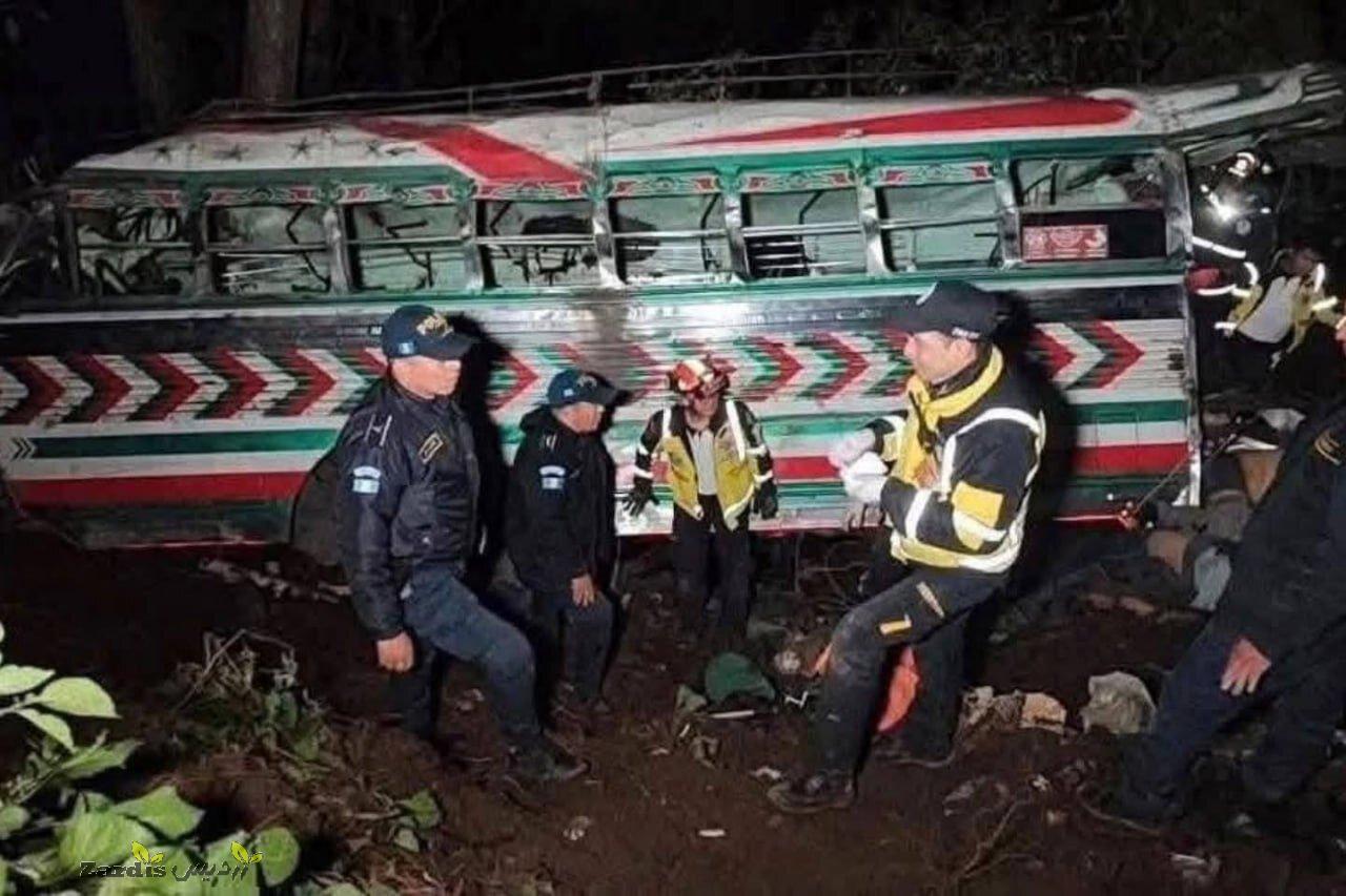 At least ۱۵ killed after bus plunges into ravine in
Guatemala_thumbnail